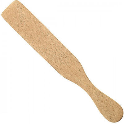 SPATULE BUIS LARGE JAMBE 24CM