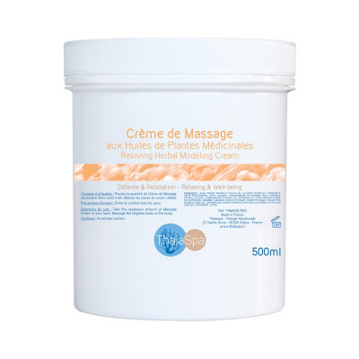 CREME DE MASSAGE AUX HUILES DE PLANTES MEDICINALE 500ML