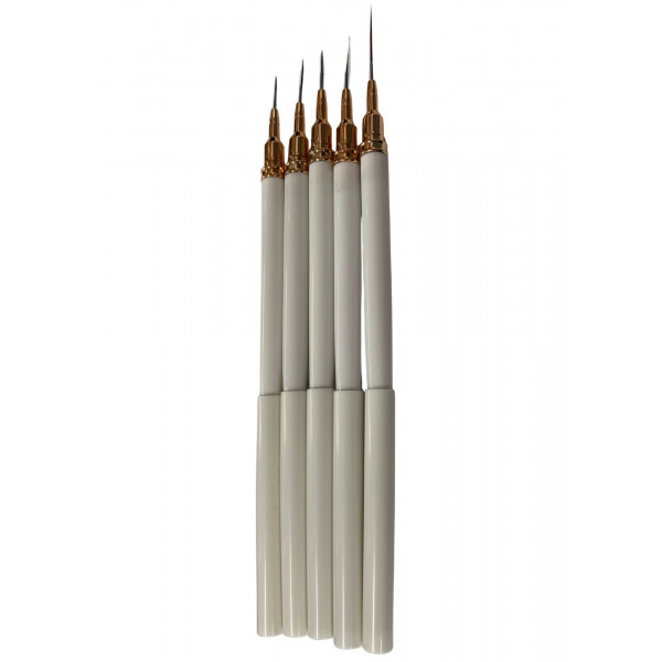 LOT DE 5 PINCEAUX LINER