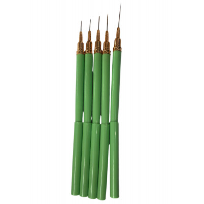 LOT DE 5 PINCEAUX LINER