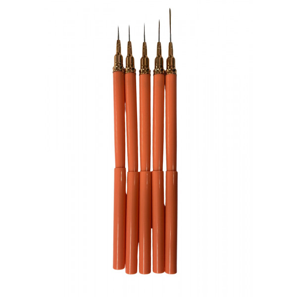 LOT DE 5 PINCEAUX LINER
