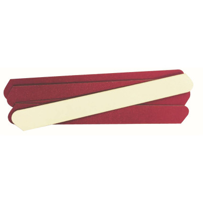 LOT DE 10 LIMES EMERI ROUGE