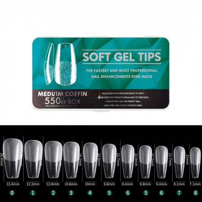CAPSULES GEL X MEDIUM COFFIN