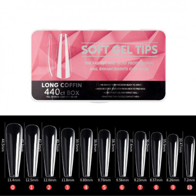 CAPSULES GEL X LONG COFFIN