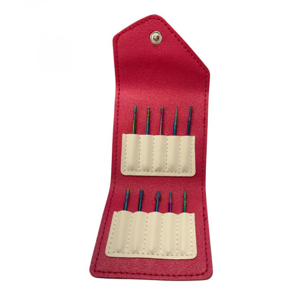 LOT DE 10 EMBOUTS PONCEUS DIAMANT