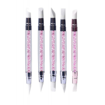 LOT DE 5 PINCEAUX SILICONE