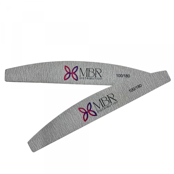 LOT DE 25 LIMES DEMI LUNE 100/180 MBR