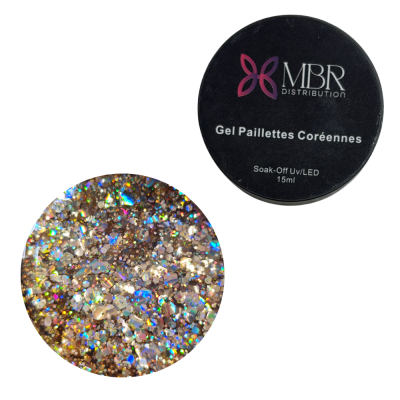 GEL PAILLETTES COREENNES 008