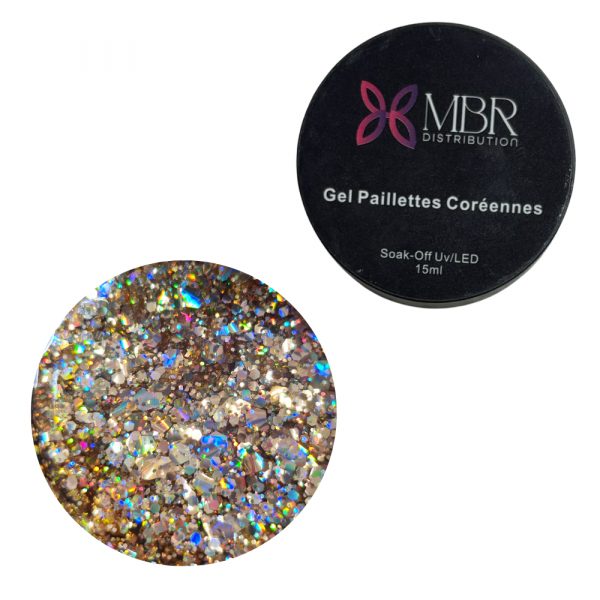 GEL PAILLETTES COREENNES 008