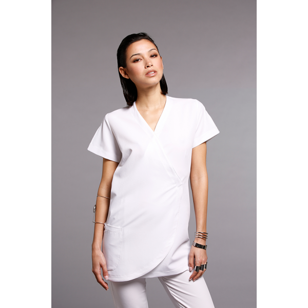 copy of Blouse BDS Bras Blanche