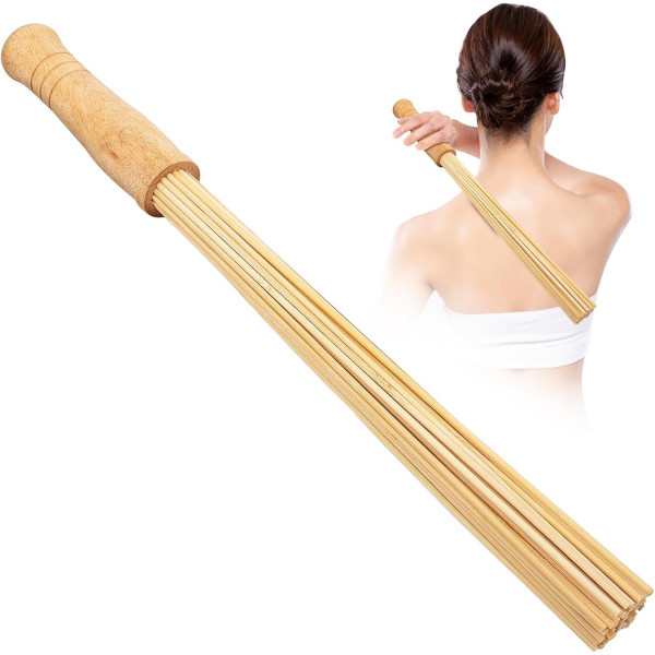 BATON DE MASSAGE BAMBOU X2